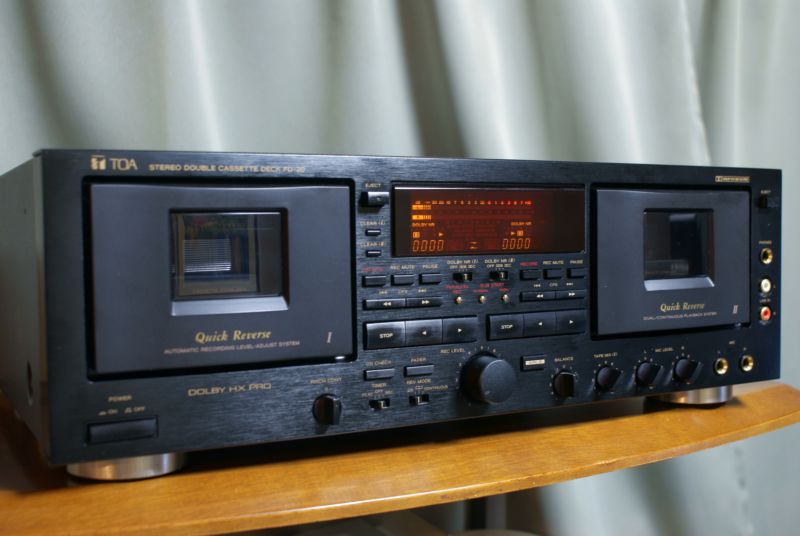 TOA DOUBLE CASSETTE DECK FD-20 の調整 : プアオーディオなブログ TOA DOUBLE CASSETTE DECK FD-20 の調整 : プアオーディオなブログ