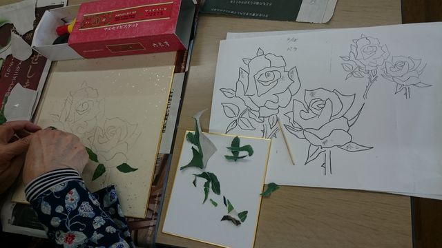 新聞ちぎり絵教室紹介 Ymcaサンホームblog 新聞ちぎり絵教室紹介 Ymcaサンホームblog