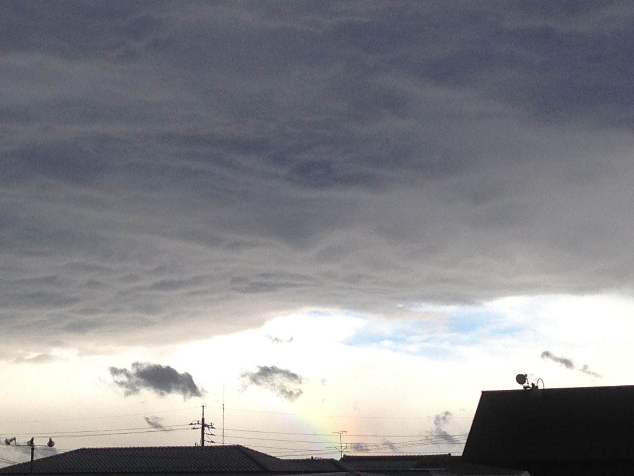 空に虹 と 雨降り後の夕焼け 続 ジャイジャイとウンゲー