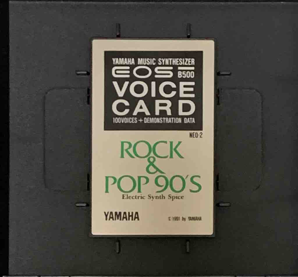 YAMAHA EOS B500 Voice Card Yamaha EOS B500 VOICE CARD TMN 小室哲哉