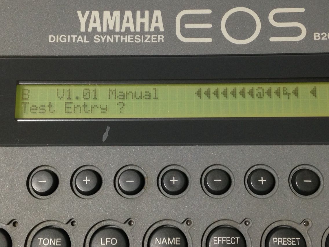 Reborn #1】YAMAHA EOS B200 ユーザーメモリ用電池交換 : もっさんの