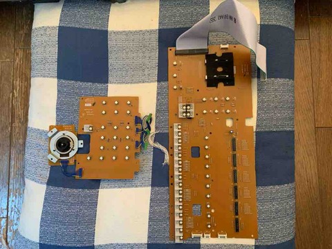 Reborn #16】YAMAHA W7 Ver.2 各種ボタン＆ジョグダイヤル用基板交換