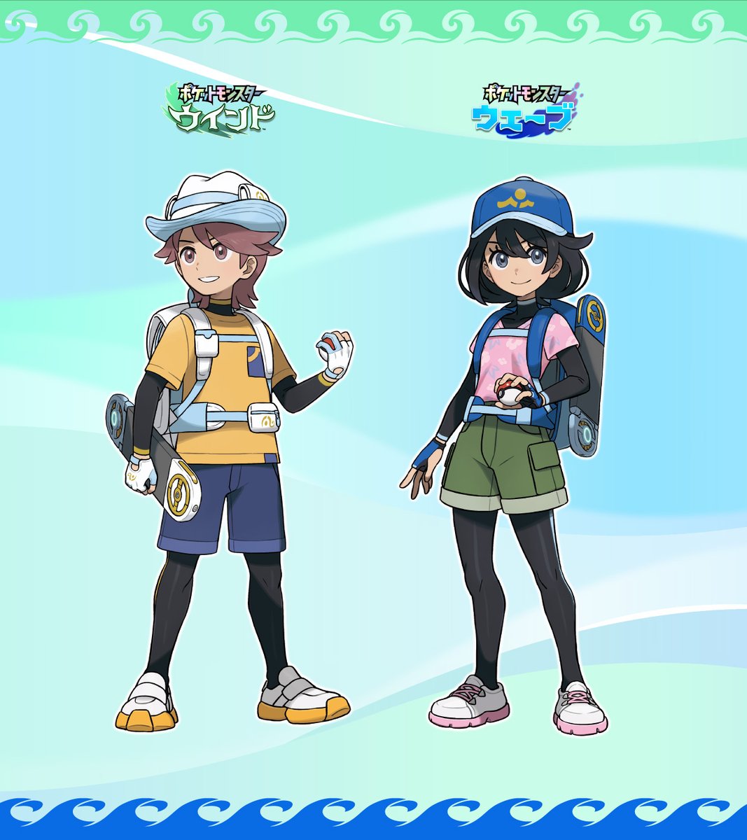 【感想】ポケモンウインド・ウェーブの主人公の見た目について