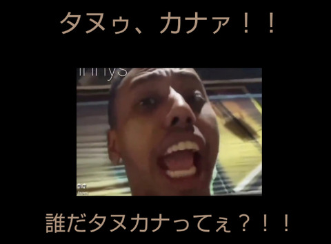 【悲報】黒人YouTuberさん、たぬかなに煽られまくってブチギレてしまうwwwwww