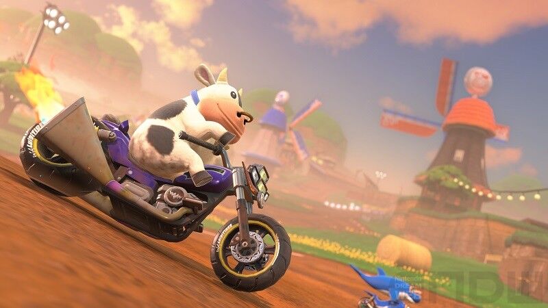 マリオカートワールドの試遊プレイ、牛だらけになるｗｗｗｗｗｗｗｗｗ