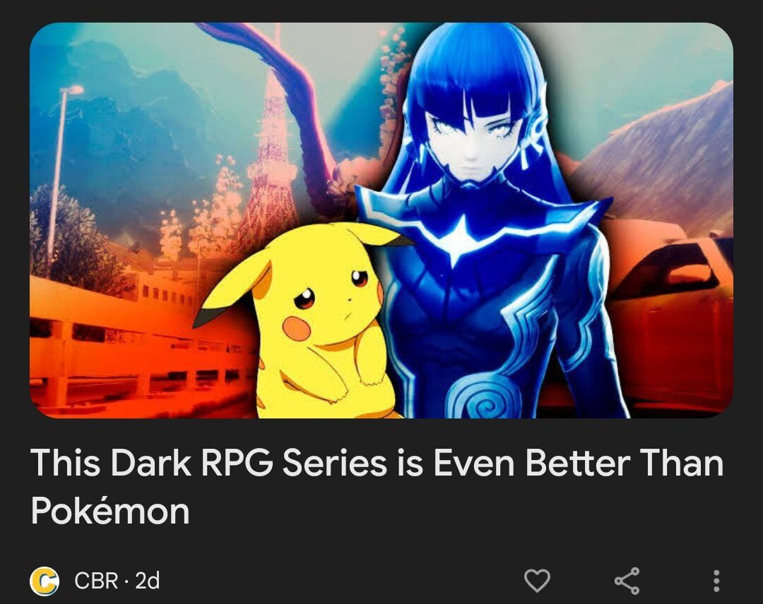 海外「メガテンシリーズはポケモンシリーズより優れている」