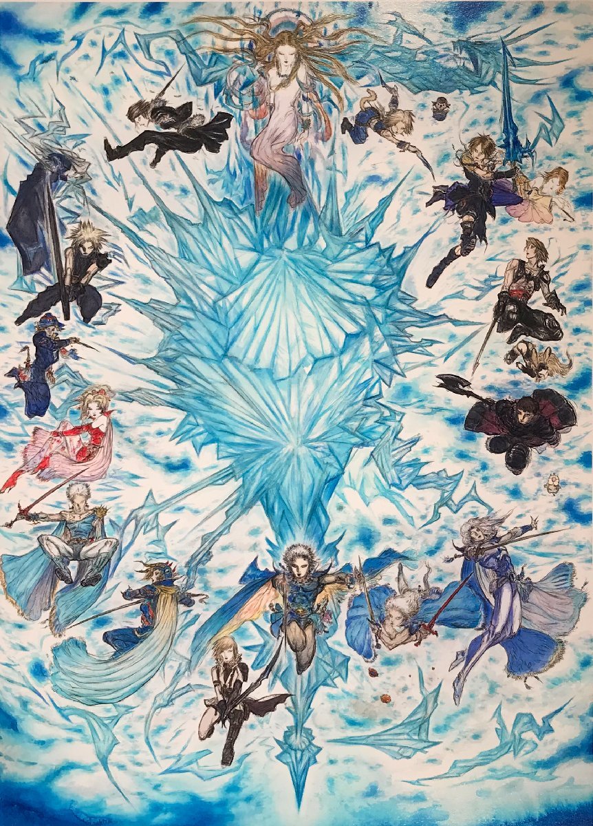 【画像】天野喜孝とかいうFFでやたら価値上げられたけど実は変な絵柄の人