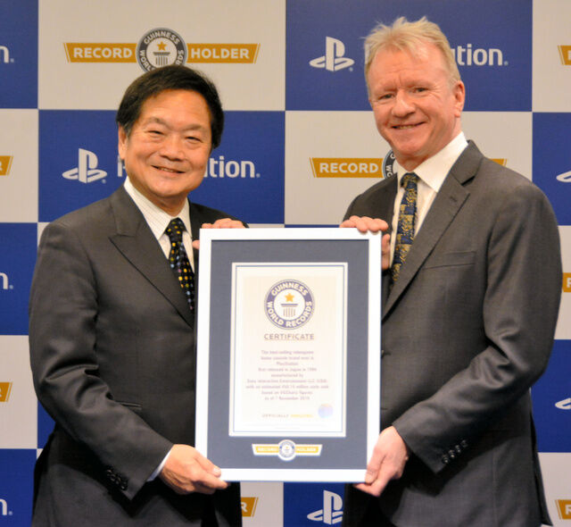 最も売れたゲーム機ブランドとしてギネス認定された『Playstation』さん『Nintendo』に逆転される