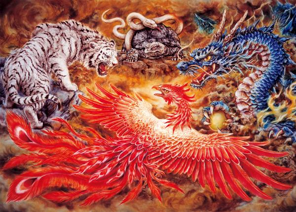 朱雀、青龍、玄武、白虎←お前らこれ何で知った？