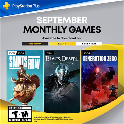 【PSplus】9月のフリープレイ、オープンワールド3本