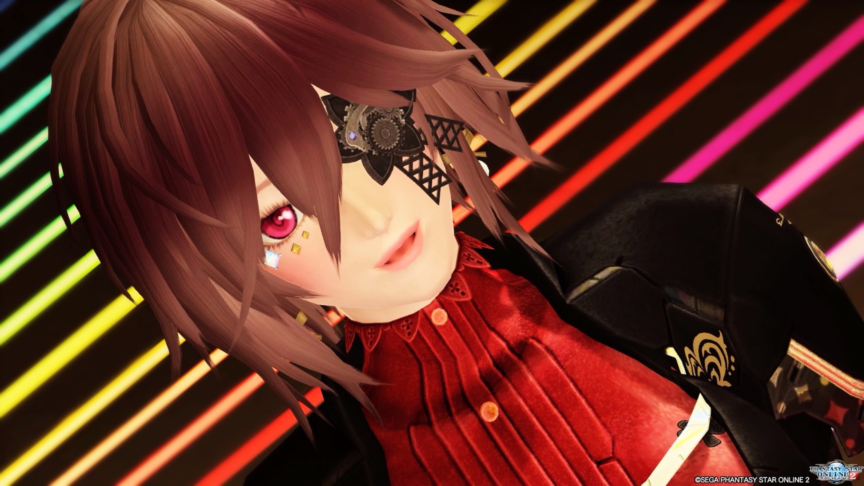 ギアコサージュをアイパッチにしちゃいました はるちゃんねる