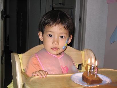 3歳の誕生日