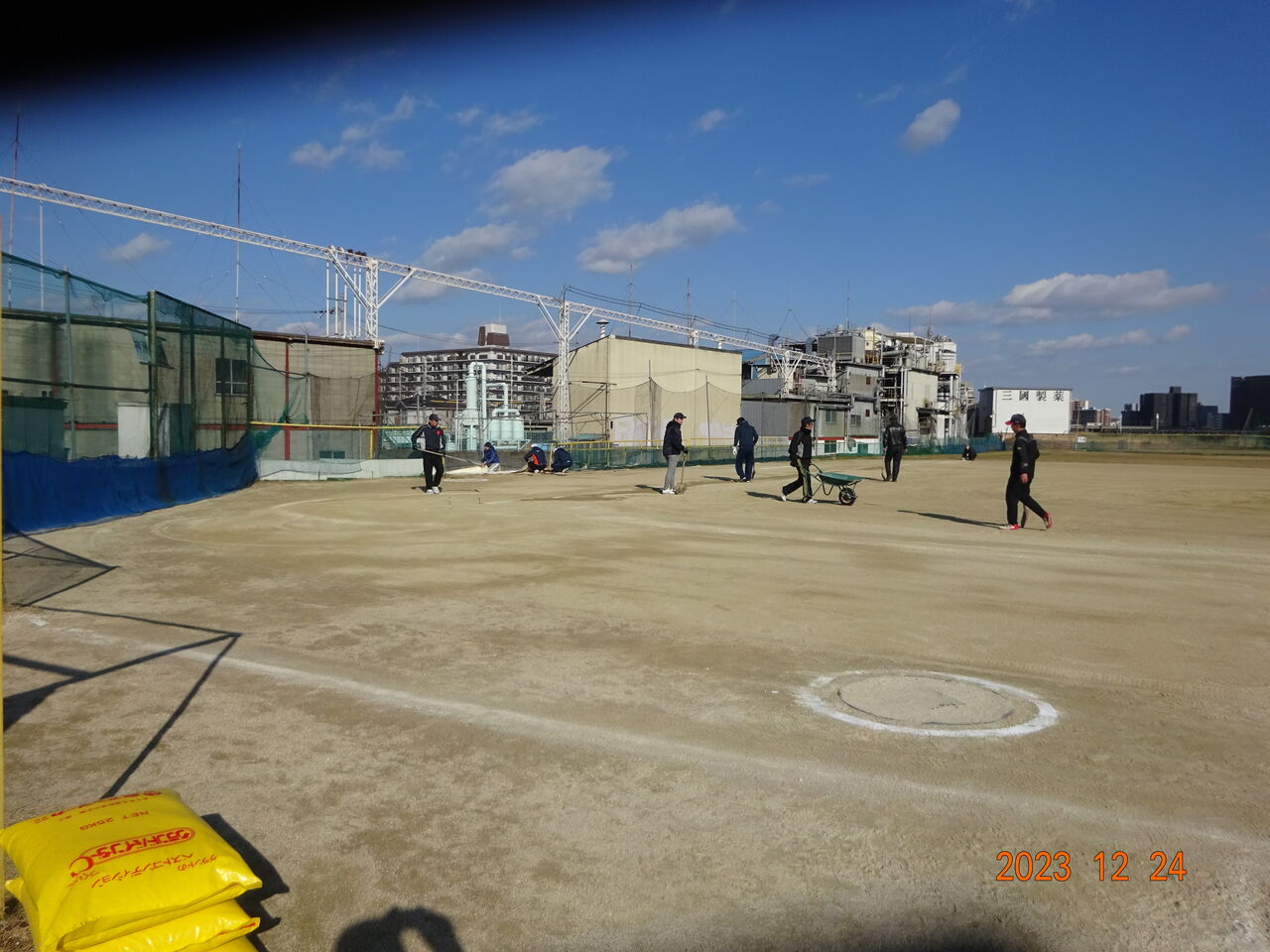 神洲広場＆マリンフード豊中少年野球場を年末整備・清掃作業 ynnakamuraのblog