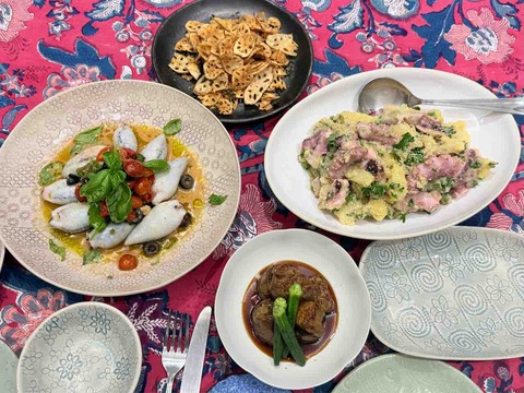 蛸と烏賊で旅する食卓✨