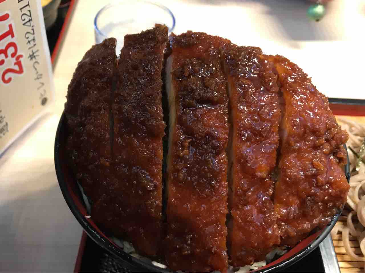 駒ヶ根名物は超甘々の個性派ソースかつ丼 明治亭 軽井沢店 うっぴー飯