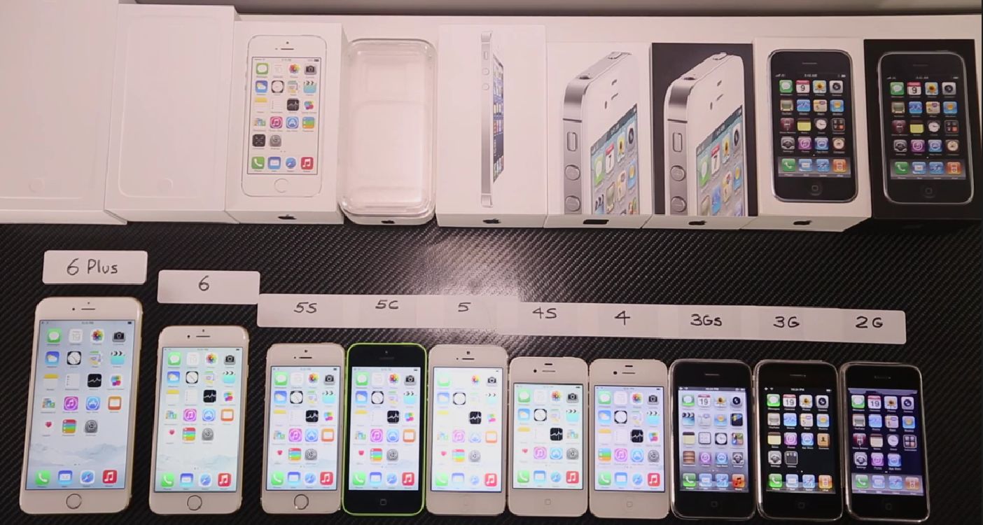 Iphone 6から初代iphone 2gまで 全10機種との動作比較動画が圧巻 スマホ口コミ評価速報 Iphone 6から初代iphone 2gまで 全10機種との動作比較動画が圧巻 スマホ口コミ評価速報