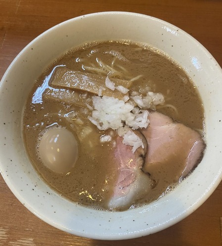 魚介ラーメン味玉