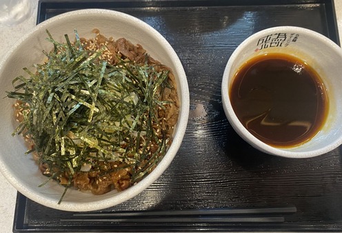 牛肉そばつけ麺