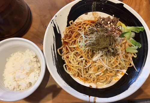 汁無し担々&小ご飯