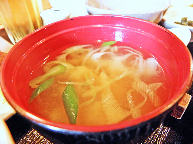 成増 ランチ だいこん 味噌汁