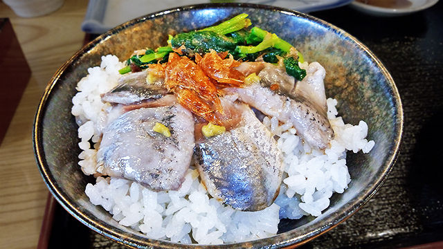 練馬 ランチ だいこん いわしの海鮮丼 ( いわし定食・ご飯 )