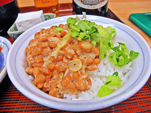  成増 食堂 定食 やまだや　ご飯 （ 納豆 ） 