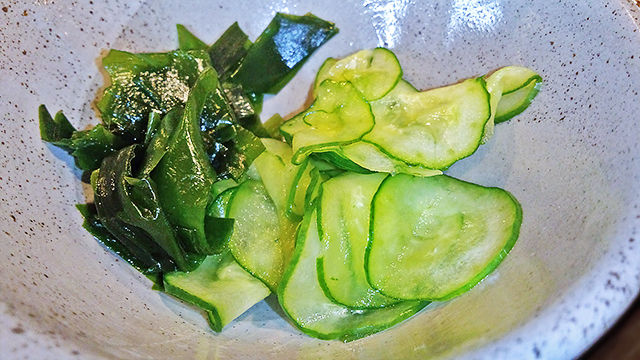 成増 ランチ だいこん きゅうりとわかめの …