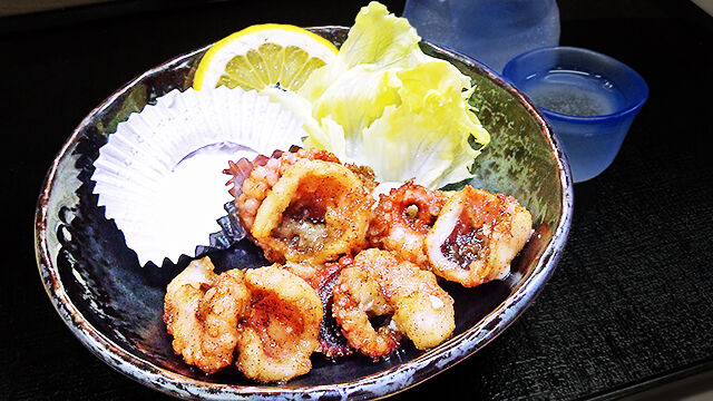 成増 食堂 居酒屋 食事 定食 ランチ 花水木 タコの唐揚げ