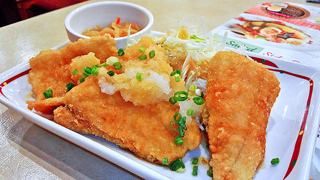 成増 ランチ ファミレス ガスト カレイの竜田揚げ おろしポン酢