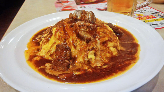 成増 ランチ ファミレス ガスト オムライスビーフシチューソース