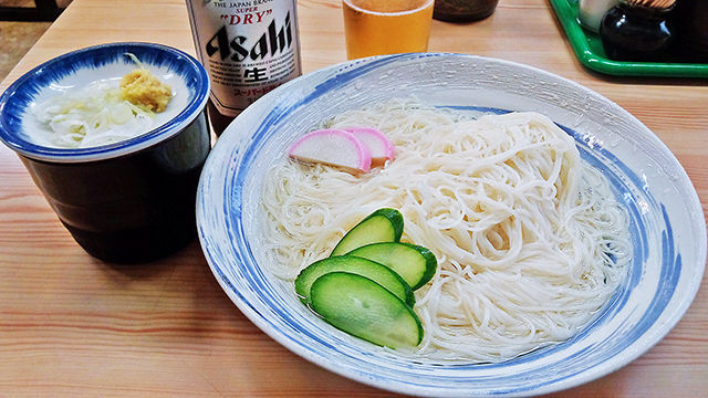  成増 食堂 定食 やまだや　そうめん 