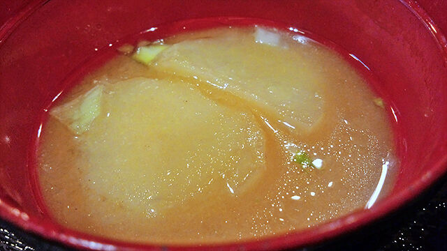 成増 ランチ だいこん 味噌汁 2019/03/30