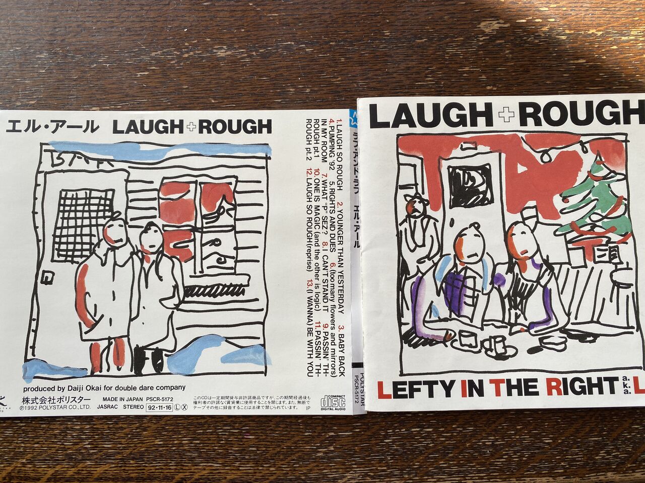 L⇄R / Laugh＋Rough (1992) : yodel14の音の図書館