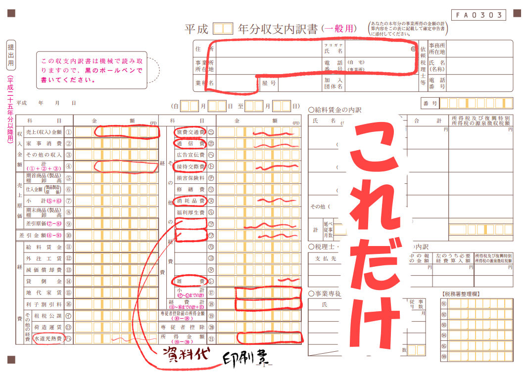 とくべつコラム 同人作家が確定申告してみた ビフィダス牧場 とくべつコラム 同人作家が確定申告してみた ビフィダス牧場