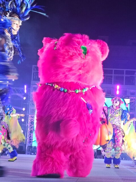 ハミクマ　ピンク ✨ハミクマピンクやん💕✨ わたし、次はみんな黄色って言ってる時に