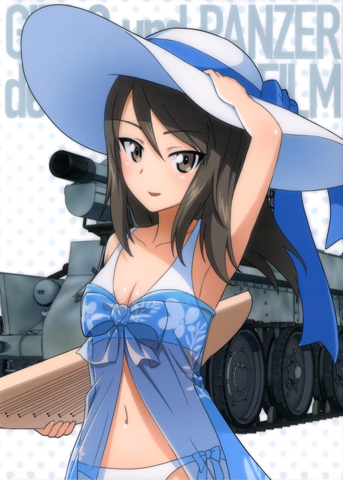 ガルパン画像 ミカ 水着 No 242 ガールズ パンツァーf N ガルパン画像 ミカ 水着 No 242 ガールズ パンツァーf N