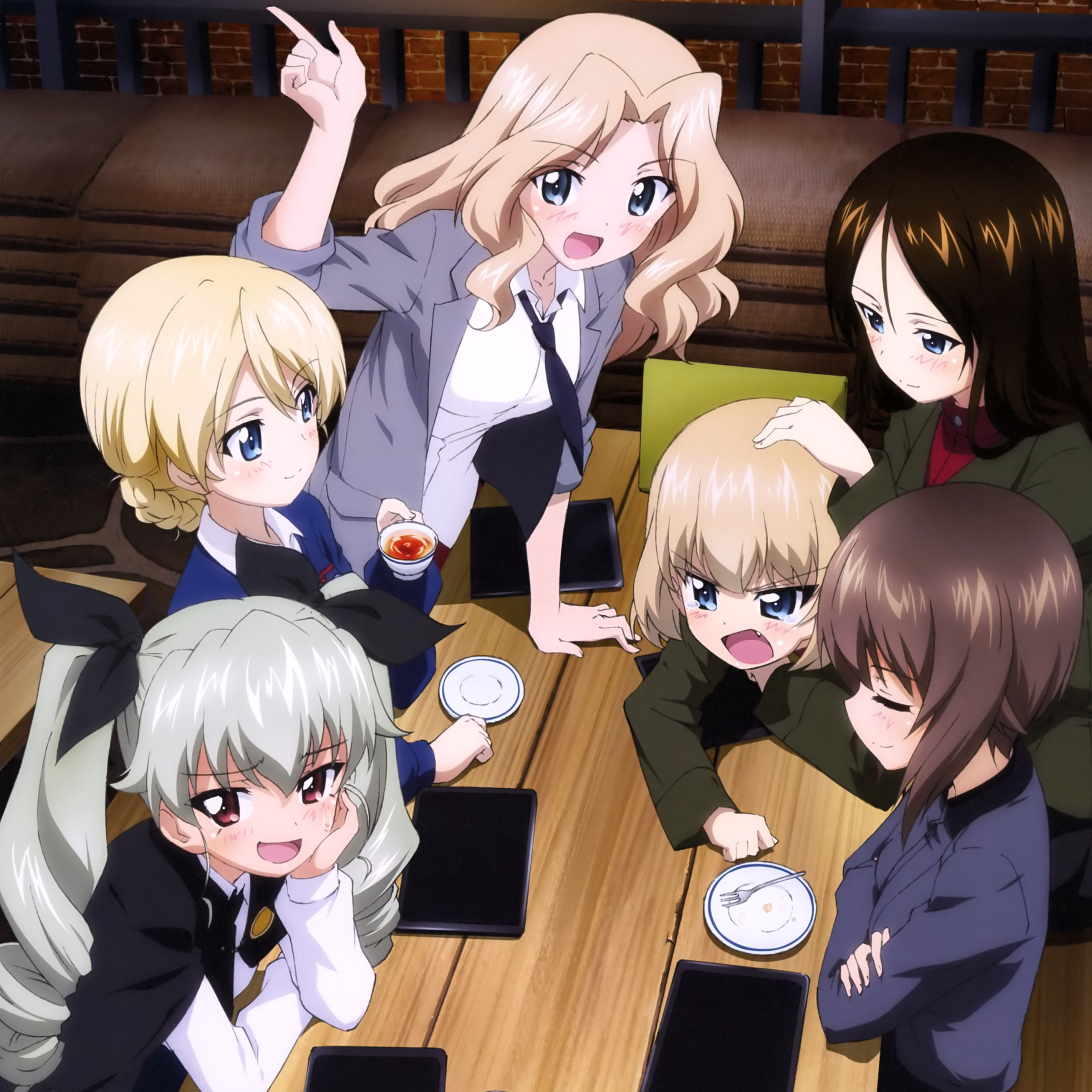 ガルパン 各校の隊長たちの楽しそうな風景 Iphone7 6 5系 Ipad壁紙 006 ガールズ パンツァーf N ガルパン 各校の隊長たちの楽しそうな風景 Iphone7 6 5系 Ipad壁紙 006 ガールズ パンツァーf N