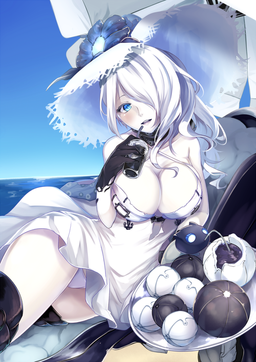 艦隊これくしょん 艦これ 深海棲艦 湾岸夏姫 戦艦夏姫 空母棲姫 水着 おっぱい エロ イラスト 画像 壁紙