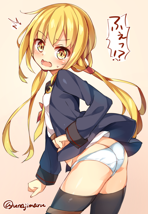 艦隊これくしょん 艦これ パンツ丸見えな皐月改ニ(さつき かいに) ふともも 画像 壁紙