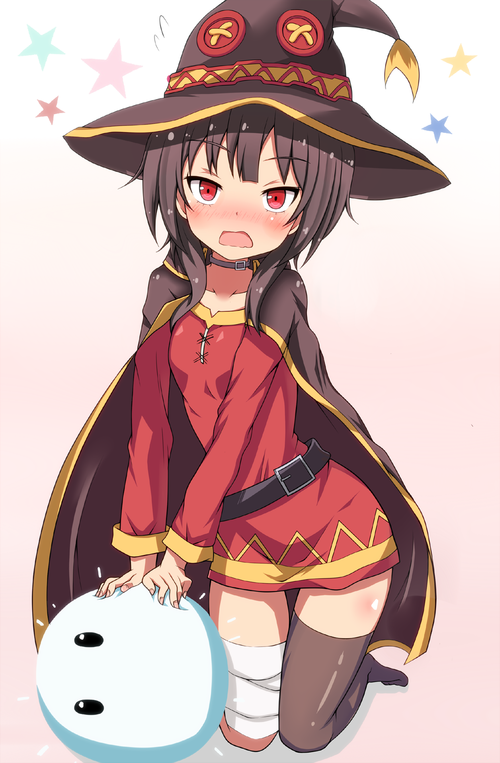 この素晴らしい世界に祝福を このすば めぐみん(爆裂) ロリっ子 照れ顔 赤面 画像 壁紙
