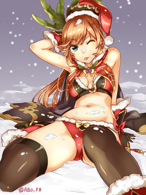 グランブルーファンタジー granblue_fantasy クリスマスVer クラリス かわいい画像 壁紙