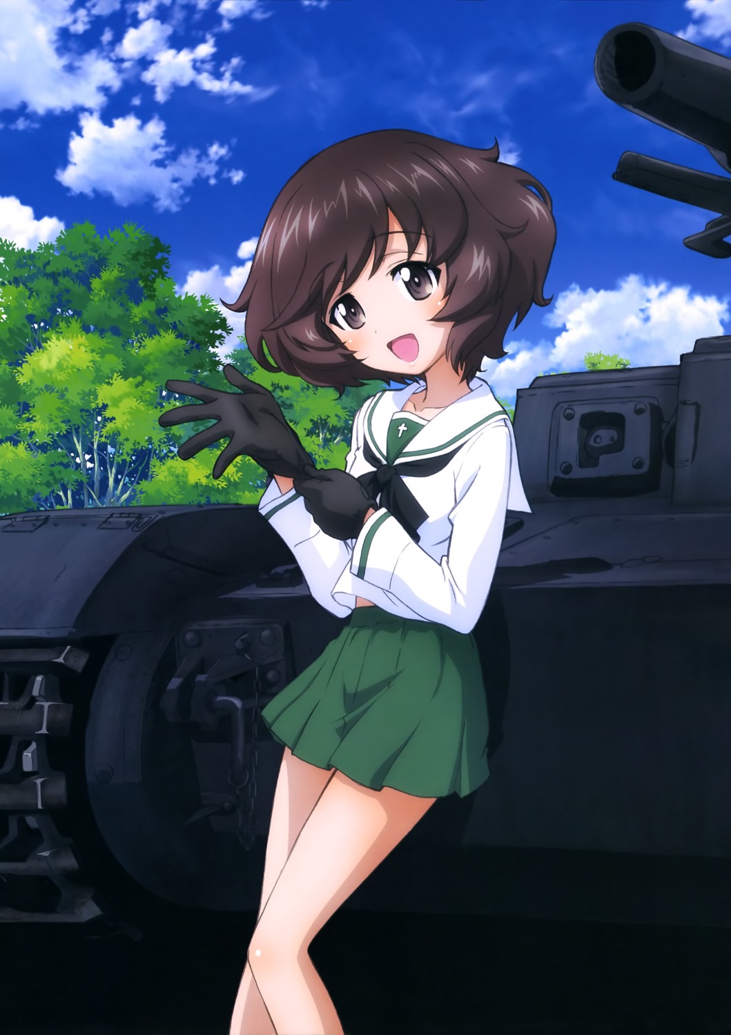 ガルパン 西住殿をはじめあんこうチームの面々であります 15枚 画像 壁紙 ガールズ パンツァー 16 2次元画像壁紙収集所