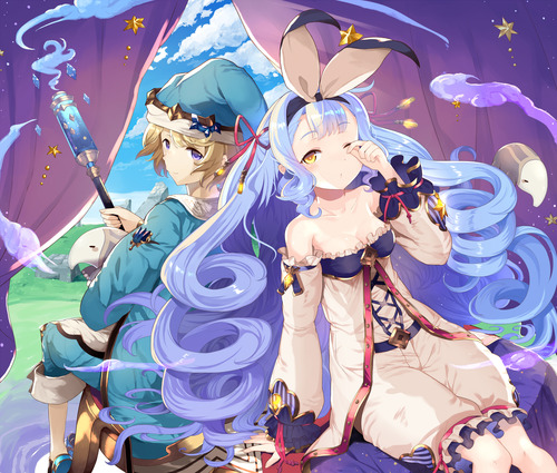 granblue_fantasy グランブルーファンタジー（グラブル） モルフェとヴェトル ロリ ショタ 兄弟 姉弟 画像 壁紙