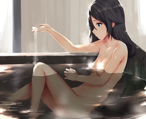 無彩限(むさいげん)のファントムワールド お風呂に入る和泉玲奈(いずみれいな) 貧乳 裸 ヌード エロ 画像 壁紙