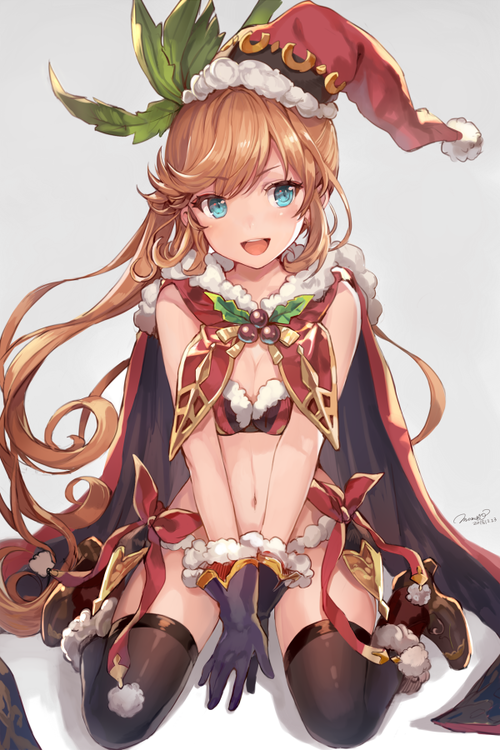 グランブルーファンタジー granblue_fantasy クリスマスVer クラリス かわいい画像 壁紙