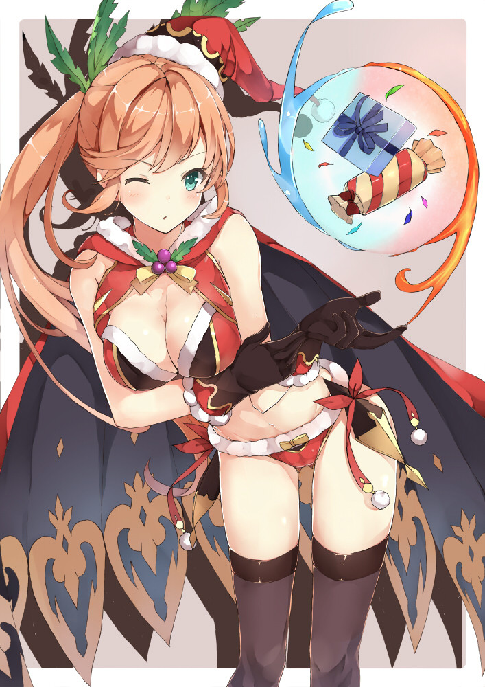 グランブルーファンタジー 画像 壁紙 06 10枚 クラリス クリスマスver 2次元画像壁紙収集所
