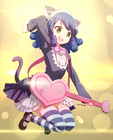 アニメ アプリ showbyrock sb69 シアン ねこみみ nekomimi animal ears 縦長 画像 PC スマホ 壁紙 待ち受け