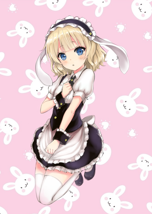ご注文はうさぎですか?? ウエイトレス姿のシャロ 画像 壁紙