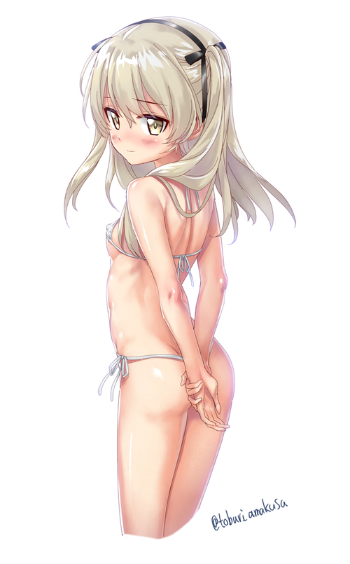 girls_und_panzer GuP ガールズ&パンツァー(ガルパン) 島田愛里寿 しまだありす マイクロビキニ エロ 飛び級大学生 ロリっ子 ぬいぐるみ ボコ 668 1076 画像 壁紙