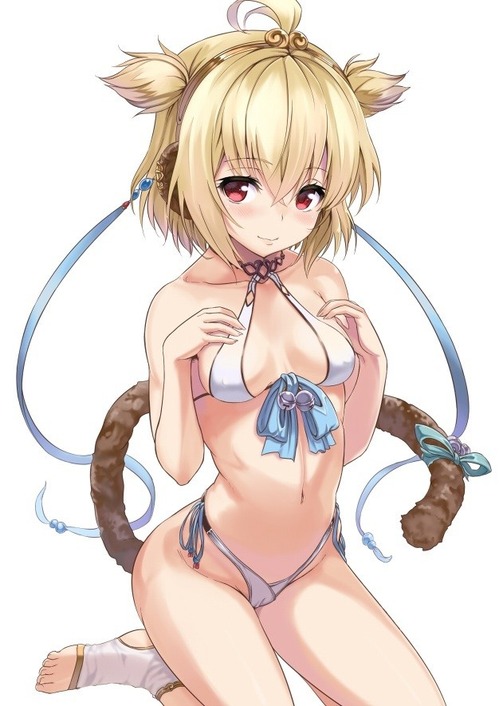 granblue_fantasy グランブルーファンタジー(グラブル) アンチラ ロリ エロ水着 画像 壁紙